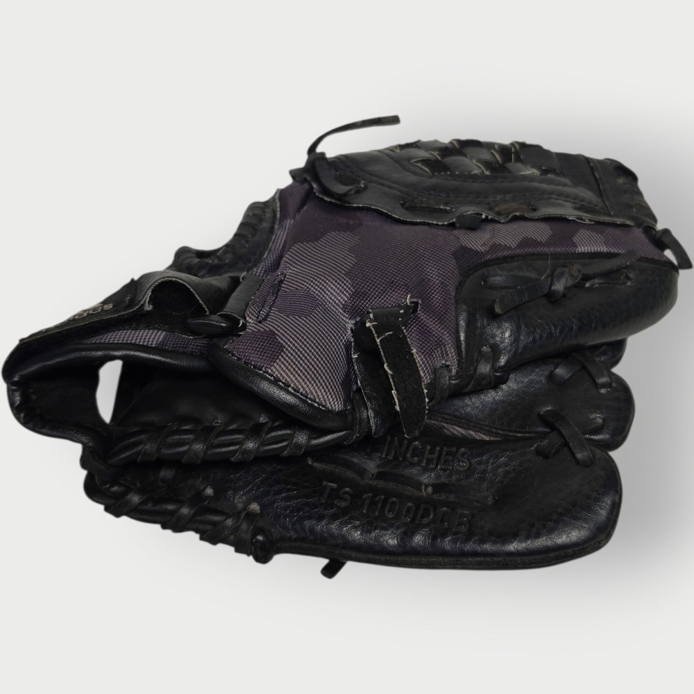 Adidas TS1100DCB Youth Baseball Glove 11" Eazy Close Black Gray Camo Left Hand